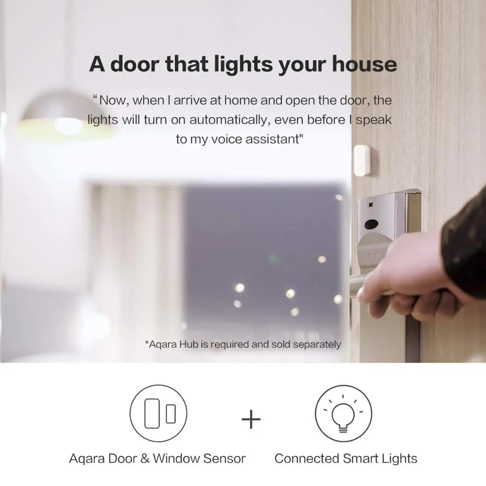 Door Window Sensor Zigbee Wireless Connection Alarm Smart Mini Door Sensor Mijia for Xiaomi Gateway Mi Home Homekit APP