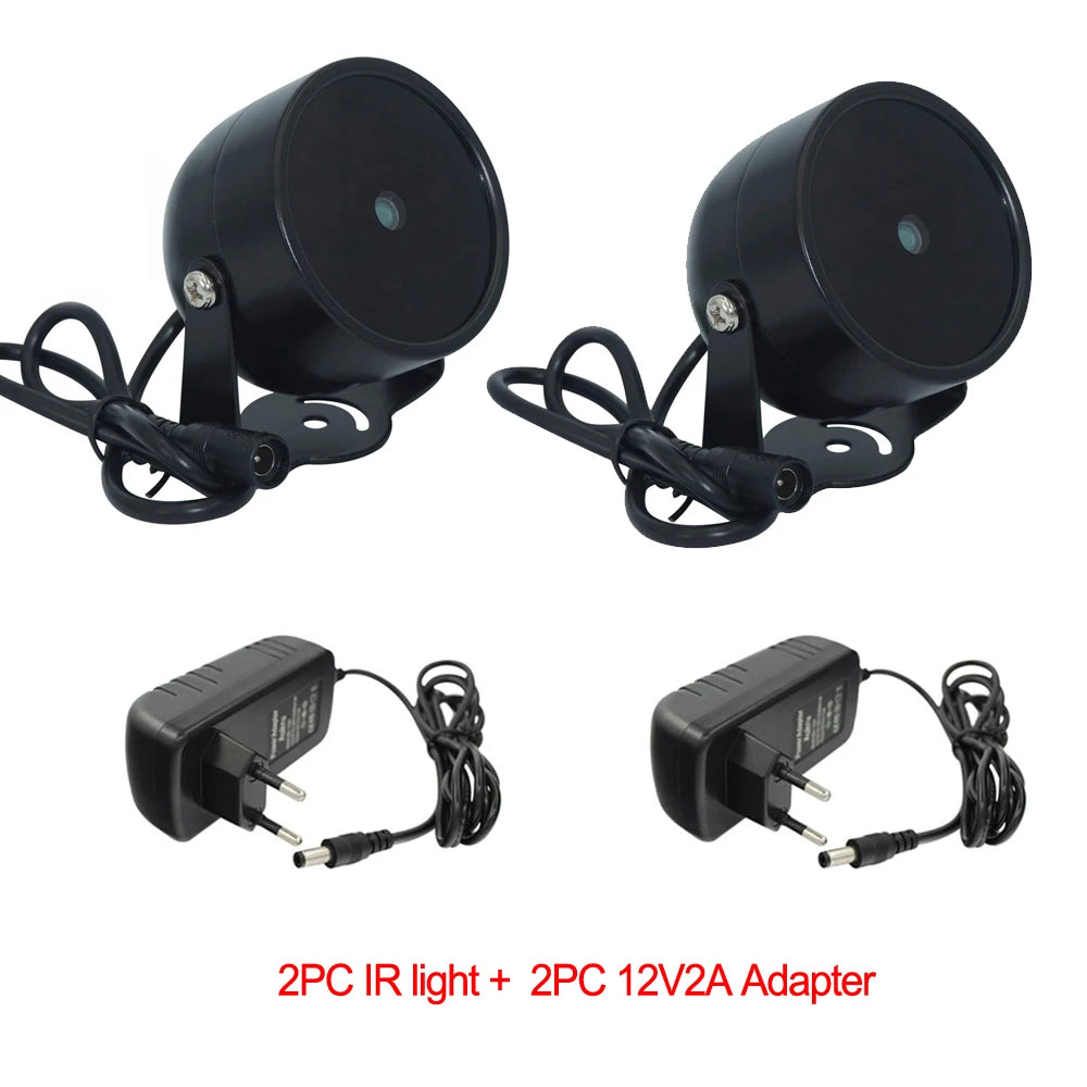 CCTV LEDS 850Nm 4 Array IR Led Illuminator Light IR Infrared Metal Waterproof Night Vision CCTV Fill Light for CCTV Ip Camera