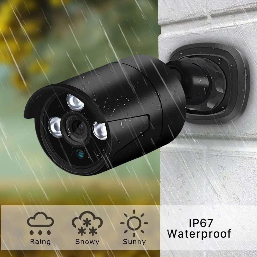 BESDER H.265 5MP/3MP IP Camera Metal Case Outdoor CCTV Camera Home Security Video Surveillance IP67 Waterproof Camera P2P Xmeye