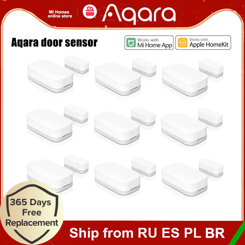 Door Window Sensor Zigbee Wireless Connection Alarm Smart Mini Door Sensor Mijia for Xiaomi Gateway Mi Home Homekit APP