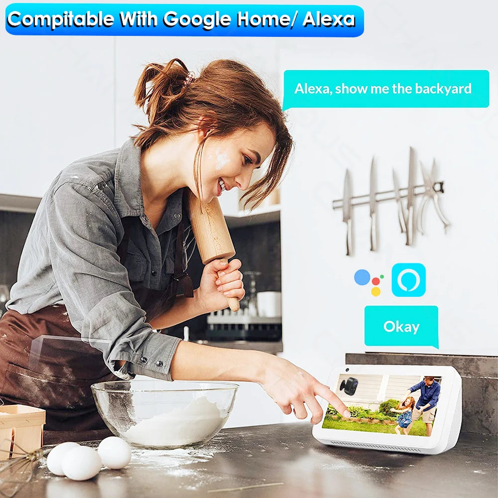 Wifi Video Doorbell Camera Tuya Smart Home Wireless Door Bell 1080P Battery Door Phone Alexa Camera Mini Intercom Apartment