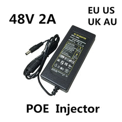 DC 48V 2A 2000MA 96W POE Power Adapter Supply 48 V Volt for CCTV Security Surveillance POE Injector Ethernet IP Camera Phone