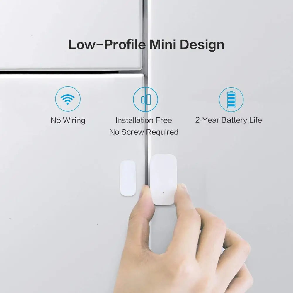 Door Window Sensor Zigbee Wireless Connection Alarm Smart Mini Door Sensor Mijia for Xiaomi Gateway Mi Home Homekit APP