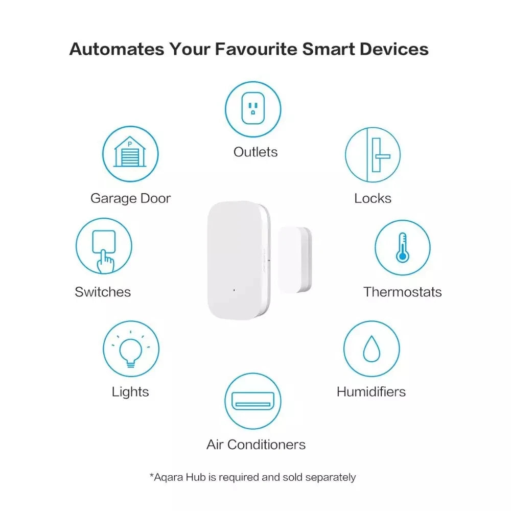 Door Window Sensor Zigbee Wireless Connection Alarm Smart Mini Door Sensor Mijia for Xiaomi Gateway Mi Home Homekit APP