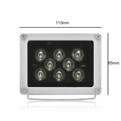 CCTV LEDS 8Pcs Array Led CCTV Fill Light IR Illuminator Infrared Lamp Outdoor Waterproof Night Vision for CCTV Camera IP Cam