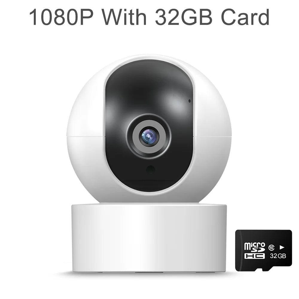 2MP 1080P Tuya IP Wifi Camera Security Protection Surveillance Camera CCTV Smart Life 2-Way Audio Night Vision Baby Monitor