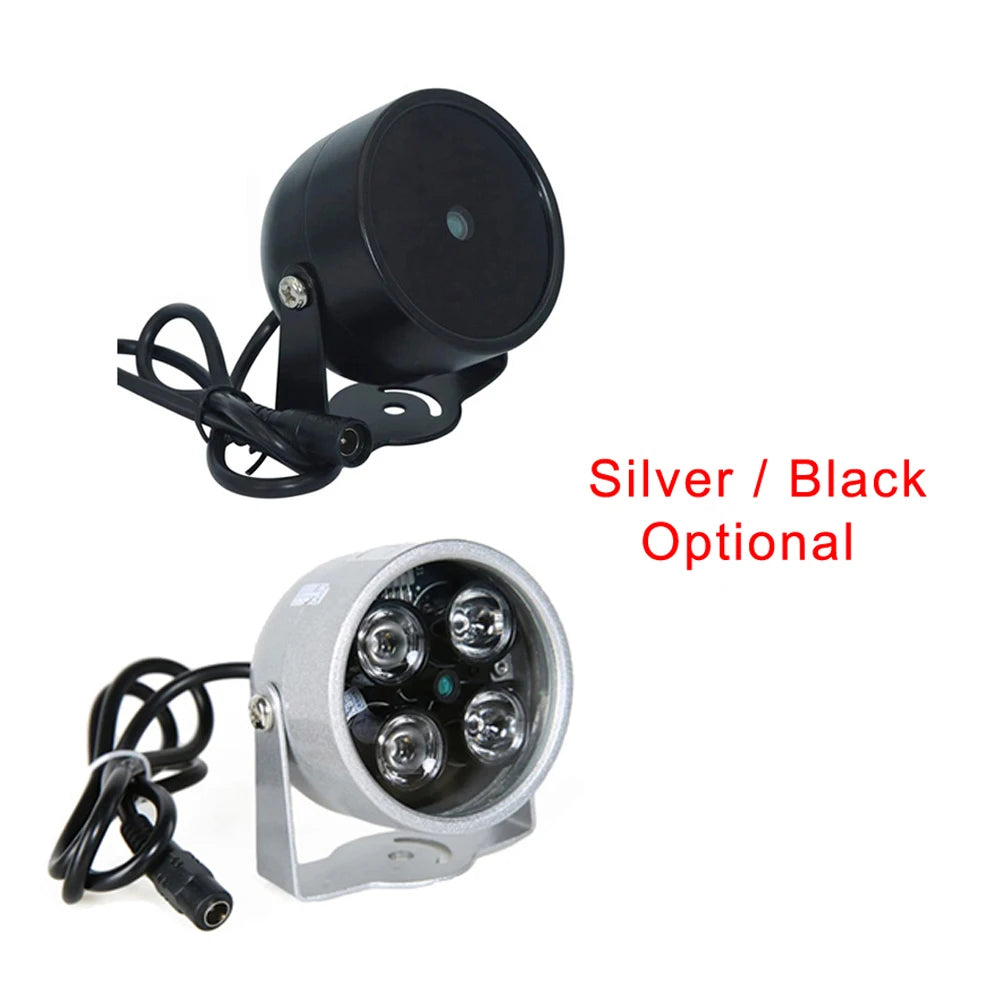 CCTV LEDS 850Nm 4 Array IR Led Illuminator Light IR Infrared Metal Waterproof Night Vision CCTV Fill Light for CCTV Ip Camera