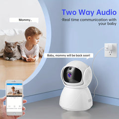 FHD Wireless WIFI Camera PTZ IP CCTV Security Protector Surveillance Camera Smart Auto Tracking Baby Monitor Two Way Audio