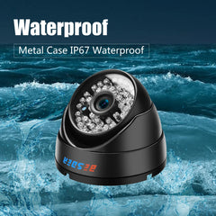 BESDER Wide Angle 2.8Mm Vandal Proof 1080P IP Camera Dome Waterproof 48 PCS LED Indoor Outdoor Network IP Camera IR Night Vision