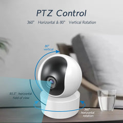 2MP 1080P Tuya IP Wifi Camera Security Protection Surveillance Camera CCTV Smart Life 2-Way Audio Night Vision Baby Monitor