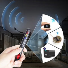 G718 anti Spy Camera Detector Protection Alarm Multi-Function Mini Wireless Wifi Tester RF Signal Device Scanner Infrared Detect