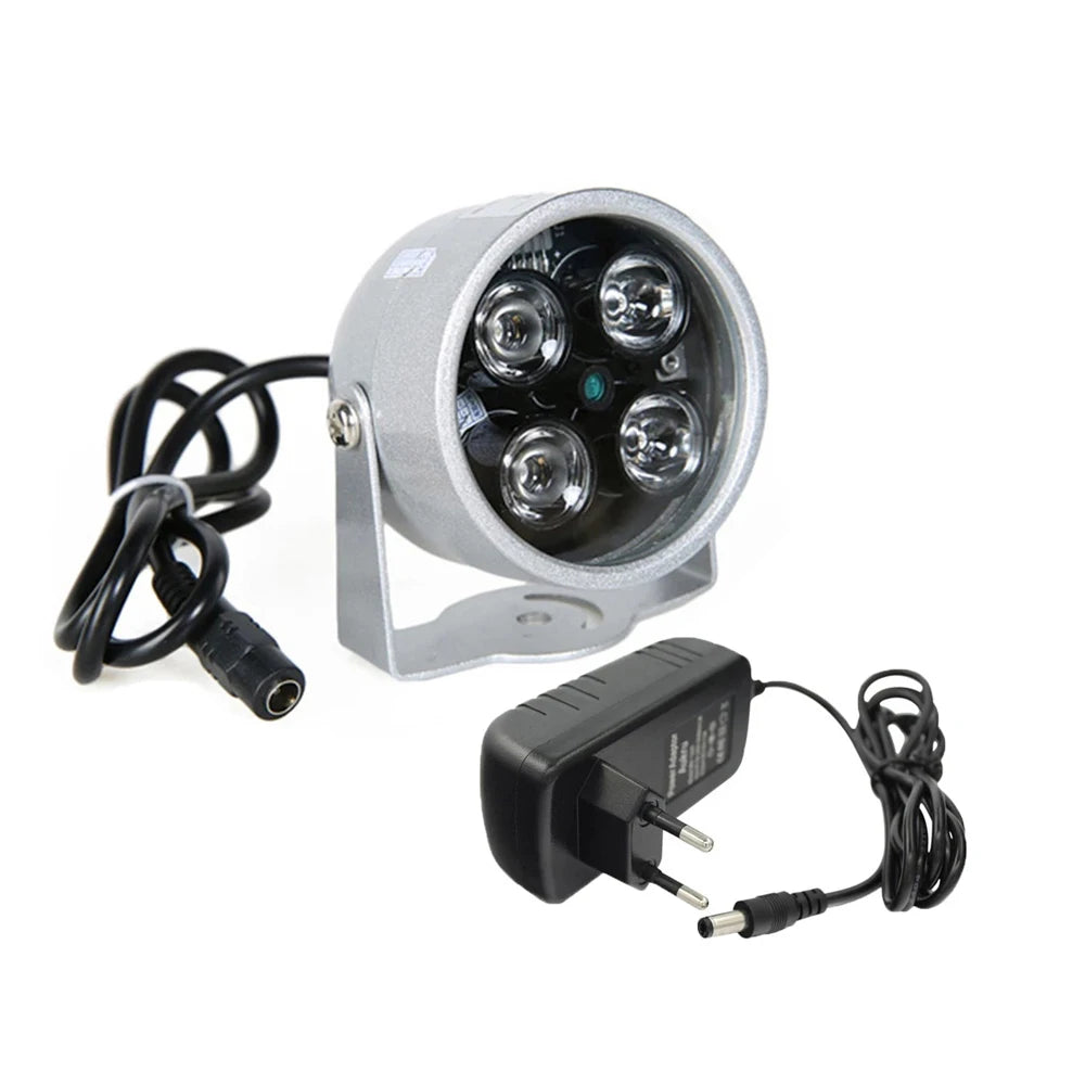 CCTV LEDS 850Nm 4 Array IR Led Illuminator Light IR Infrared Metal Waterproof Night Vision CCTV Fill Light for CCTV Ip Camera